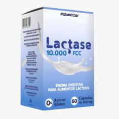 Lactase 10.000fcc Enzima 60 Cápsulas Natunéctar Lactose