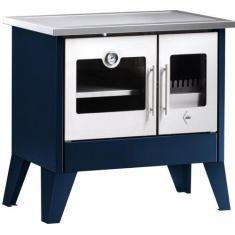 Fogão a Lenha Trentino Esquerdo Chapa Ferro Azul HMD