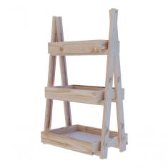 Armario Pinus Organizador Madeira Com Prateleira Cozinha