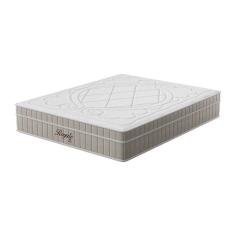 Colchão King Royale Molas Ensacadas (34x193x203) Branco E Bege