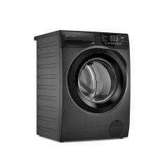 Máquina de Lavar Frontal Electrolux 12kg Cinza Ônix Inverter com Água Quente e Lavagem Inteligente (LFC12) 127V
