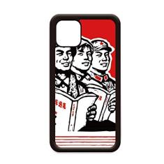 Worker Soldier Star Book Vermelho para iPhone 12 Pro Max Capa para Apple Mini Mobile Case