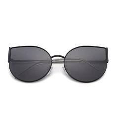 Óculos de Sol Feminino Design Olho de Gato Oley Polarizado com Proteção Uv400 (Preto)