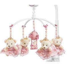 Móbile para berço musical e giratório Ursa Princesa Rose - Sleepbaby M