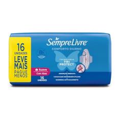 Sempre Livre Absorvente Externo Plus Suave 16un