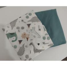 Lençol  para Colchonete Colchão de carrinho tipo moisés 35x70 kit 02 p