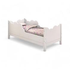 Cama Juvenil Em Nuvem Cristal Branca