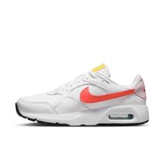Nike Tênis feminino Air Max SC (FZ3623-100, branco/espuma rosa/laranja claro), Branco/Espuma Rosa/Laranja Laser Claro, 38