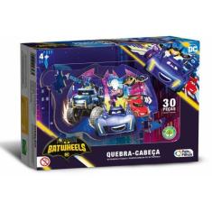 QUEBRA-CABEÇA Madeira Batwheels 30 Peças - Pais e Filhos