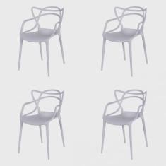 Kit 4 Cadeiras Allegra Solna or Design