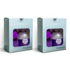 2 Kit Presente Embalado Final de Ano Festa 1 Sabonete 250ml + 1 Aromat