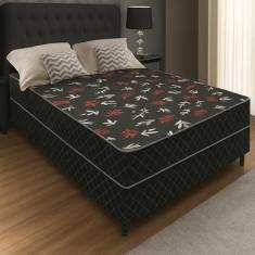 Cama Box Viúva Conjugada 128x188 cm  Espuma D28 - Fábrica de Tudo, Cam