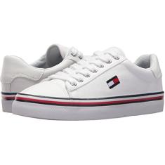 Tommy Hilfiger Tênis feminino Fressian, Branco multi, 34
