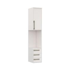 Módulo Mesa de Cabeceira Direito Belmax Branco