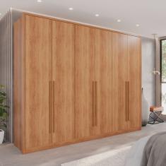 Guarda-roupa 6 Portas 1 Gaveta Anápolis 100% Mdf