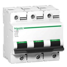 Mini Disjuntor 10kA 125A 3 Polos Schneider, Branco