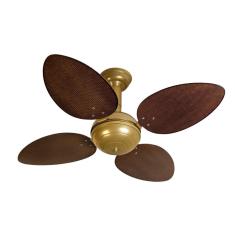 Ventilador De Teto Jet Venti-Delta Gold 4 Pás Tabaco 220V