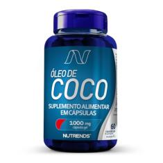 Nutrends Óleo De Coco 1000Mg 60 Cápsulas