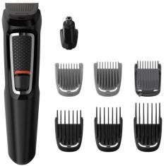 Aparador de Pelos Philips Multigroom MG3731/15 Preto e Prata com 8 Acessorios