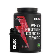 Whey Protein Concentrado Dux 900G - Dux Nutrition + Coqueteleira Dux