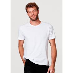 Camiseta Básica Hering Slim Mangas Curtas Masculina-Masculino