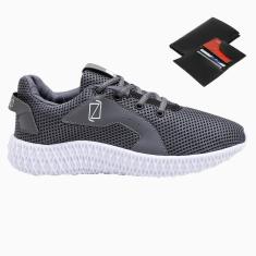 Tênis Masculino Esporte Academia Treino Leve Conforto + Carteira-Masculino