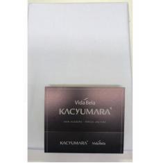 Lençol Casal com Elástico Vida Bela 200 Fios Kacyumara, Branco