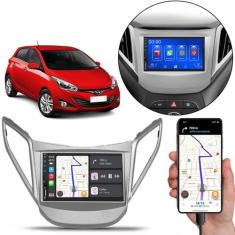 Kit Multimídia Carplay Hb20 2012-2019 7 Pol MP5 Touch-screen + Moldura