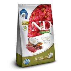 N&D Quinoa - Ração Farmina Skin & Coat Pato para Cães Adultos de Todas as Raças - 10,1kg