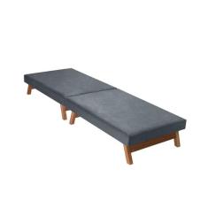 Cama Compacta Dobrável Portátil Solteiro Colchão Completa - METALESTE,