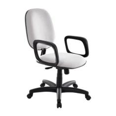 Cadeira Diretor Para Escritório Com Braços Linha Uno Branco