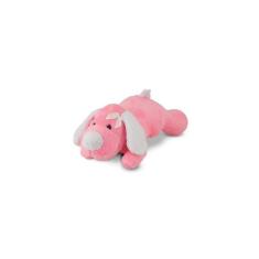 Cachorro Mimo De Pelúcia Rosa 25 Cm Antialérgico