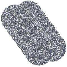 Sousplat estampa Renda 2 impressa tecido Microfibra - NSW, 12 Peças, c