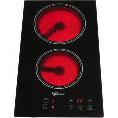 Fogão Cooktop Fischer 2 Queimadores Elétrico Mesa Vitrocerâmica Touch 220V