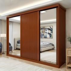 Guarda Roupa Ollie 3 Portas 6 Prateleiras 6 Gavetas 100% MDF - Móveis 