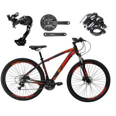 Bicicleta Aro 29 Ksw Xlt Alumínio Câmbio Traseiro Shimano Alívio e Altus 27v Hidráulic Garfo Trava-Unissex