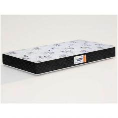 Colchão Solteiro Gazin Supreme D-33 0,78x1,88x14 Preto Com Branco