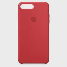 Capa Iphone 7/8 Plus Silicone Case - Vermelho
