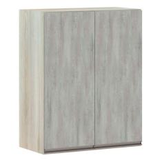 Armário Para Cozinha 60cm 2 Portas Legno Crema C/Concreto