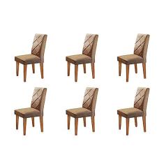 Conjunto Com 6 Cadeiras Ol�mpia Rufato