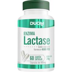 Lactase (Enzima) - 60 Cápsulas 400mg - Duom