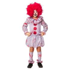 Fantasia Infantil Pennywise Palhaço It A Coisa Cosplay Noite do Terror Halloween Dia das Bruxas Festa Zumbi Sexta Feira