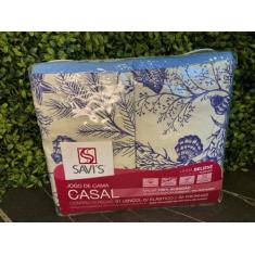 Jogo de lençol malha casal 100% algodão - Savi's Enxovais