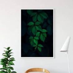 Quadro Decorativo Foto Folhagem 45x34cm - Quadros On-line, Madeira Bra