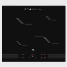 Cooktop 4 Zonas de Indução Tronos IF7010B1 - Mesa Vitrocêramica, Painel Touch com Timer, 9 Níveis e Power Boost