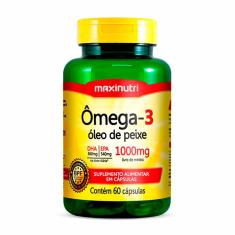 Ômega 3 Óleo De Peixe 60 Capsulas 1000Mg Maxinutri