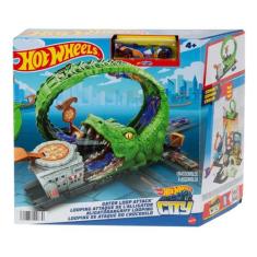 Pista Hot Wheels City Ataque do Crocodilo Mattel HKX39