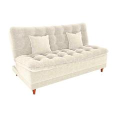 Sofá Cama 3 lugares 185cm Duda Bege Matrix