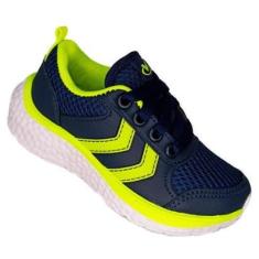 Tênis Infantil Napa Menino Via Vip Juvenil Cadarços VV9506-Masculino