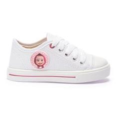 Tênis Infantil Feminina Footz Cano Baixo Casual Masha e o Urso Menina-Feminino